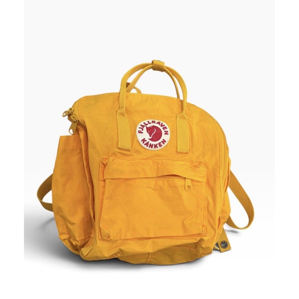Fjallraven Kanken Warm Yellow Canvas Laptop Backpack Bookbag 15"